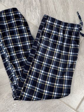Preswick & Moore Navy Plaid Men’s Pajama Pants